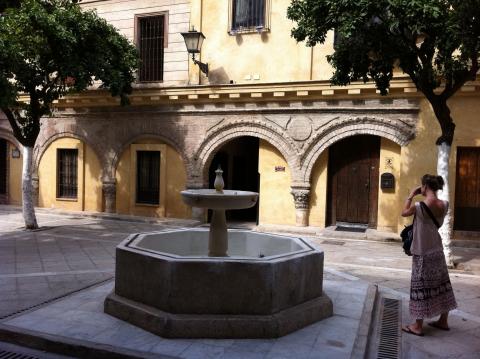 The ablutions courtyard of the Mosque of al-ʿAdabbas